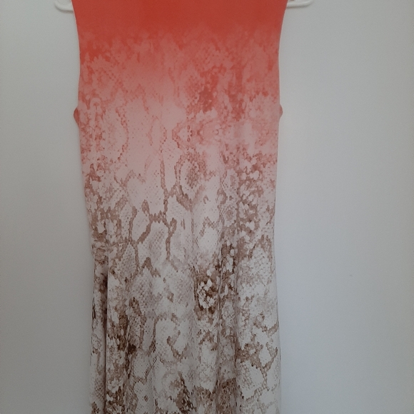 Calvin Klein Multicolor Snakeskin Print Dress - Picture 6 of 8